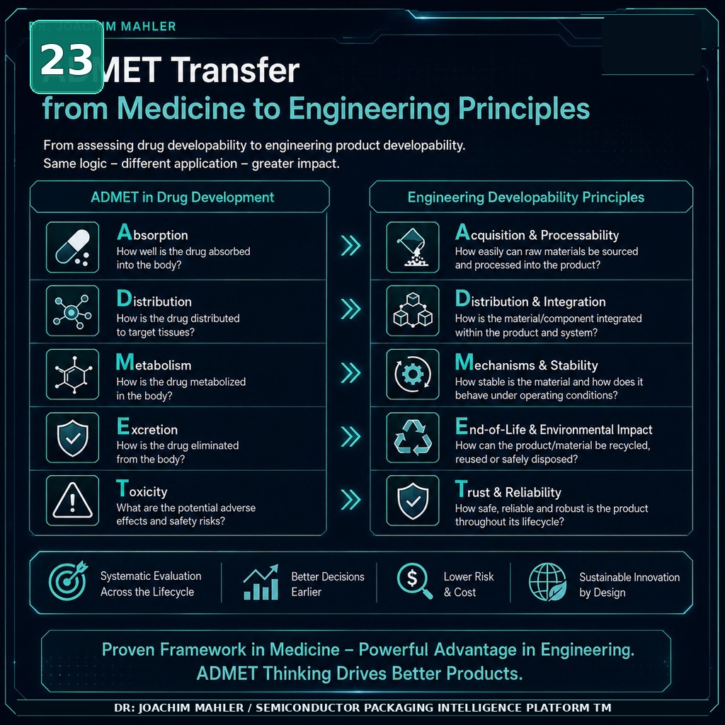 ADMET Transfer – from Medicine to Engineering Principles